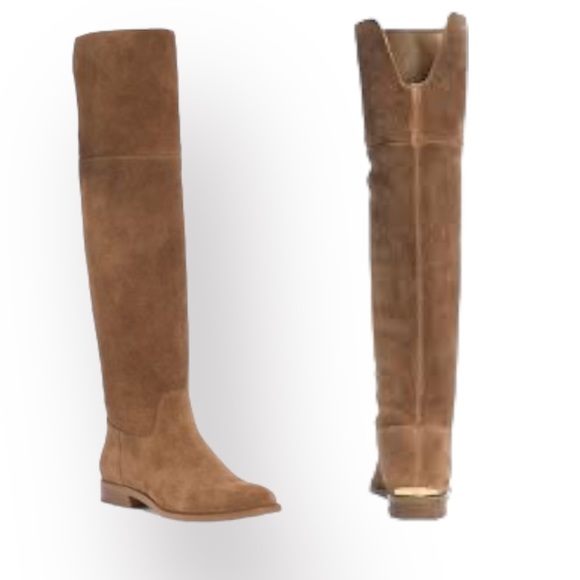 Michael Kors Shoes - Michael Kors Regina Flat Over-the-knee Suede Boots